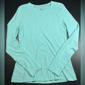 Title Nine Women’s Size XS Baby Blue Long Sleeve Grace Top